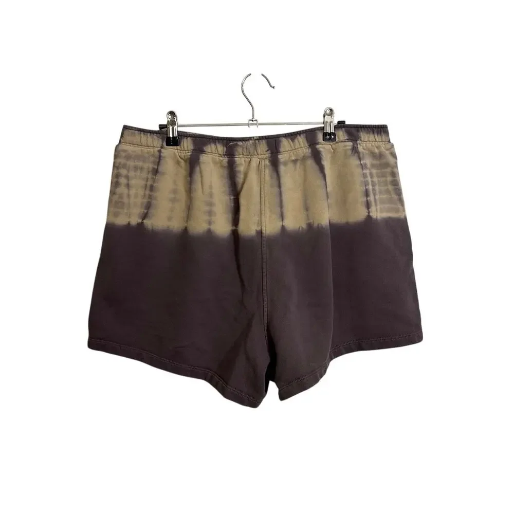 Madewell Shorts Womens XL Tie-Dye (Re)Sourced Cotton Sweat Coastal Granite Gray